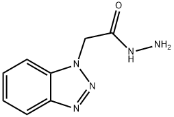 Benzotriazol-1-yl-acetic acid hydrazide Struktur