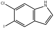 6-CHLORO-5-IODOINDOLE Struktur