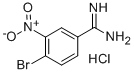 BENZENECARBOXIMIDAMIDE,4-BROMO-3-NITRO-,HYDROCHLORIDE (1:1) Struktur