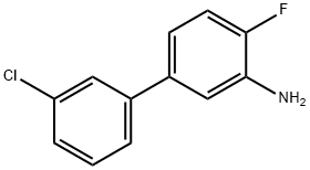 [1,1'-Biphenyl]-3-aMine, 3'-chloro-4-fluoro- Struktur