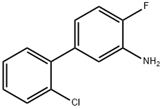 [1,1'-Biphenyl]-3-aMine, 2'-chloro-4-fluoro- Struktur