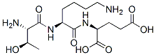 threonyl-lysyl-glutamic acid Struktur