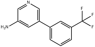 5-(3-(trifluoroMethyl)phenyl)pyridin-3-aMine Struktur