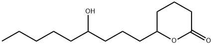 9-hydroxy-gamma-tetradecalactone Struktur