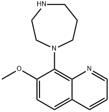 8-(1,4-DIAZEPAN-1-YL)-7-METHOXYQUINOLINE Struktur