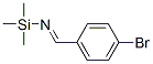 Trimethylsilylamine, N-(4-bromobenzylidene)- Struktur