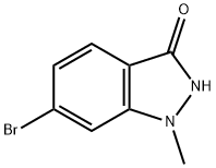 3H-Indazol-3-one,6-broMo-1,2-dihydro-1-Methyl- Struktur