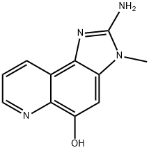 5-hydroxy-2-amino-3-methylimidazo(4,5-f)quinoline Struktur