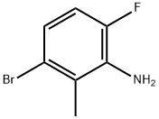 2-Amino-6-bromo-3-fluorotoluene, 1227210-36-7, 結構式