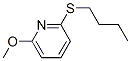 Pyridine, 2-(butylthio)-6-methoxy- (9CI) Struktur