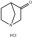 1-azabicyclo[2.2.1]heptan-3-one hydrochloride Struktur