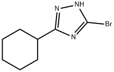 3-bromo-5-cyclohexyl-1H-1,2,4-triazole(SALTDATA: FREE) Struktur