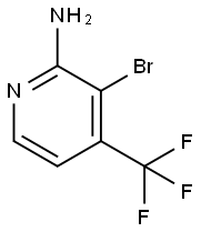 2-Amino-3-bromo-4-(trifluoromethyl)pyridine Struktur