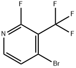 4-Bromo-2-fluoro-3-(trifluoromethyl)pyridine Struktur