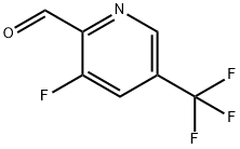 3-fluoro-5-(trifluoromethyl)pyridine-2-carbaldehyde Struktur