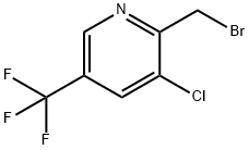 2-(Bromomethyl)-3-chloro-5-(trifluoromethyl)pyridine Struktur