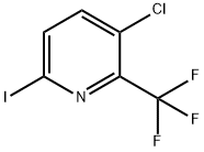 3-Chloro-6-iodo-2-(trifluoromethyl)pyridine Struktur