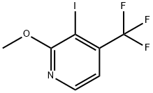 3-Iodo-2-methoxy-4-(trifluoromethyl)pyridine Struktur