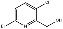 6-Bromo-3-chloropyridine-2-methanol Struktur