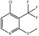 4-Chloro-2-methoxy-3-(trifluoromethyl)pyridine Struktur