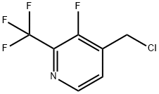 4-Chloromethyl-3-fluoro-2-(trifluoromethyl)pyridine Struktur