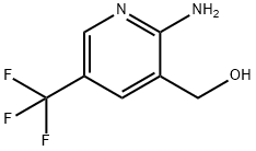 2-Amino-5-(trifluoromethyl)pyridine-3-methanol Struktur