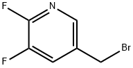 Pyridine, 5-(bromomethyl)-2,3-difluoro- Struktur