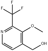 3-Methoxy-2-(trifluoromethyl)pyridine-4-methanol Struktur