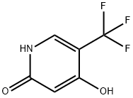 2,4-Dihydroxy-5-(trifluoromethyl)pyridine Struktur