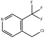 4-Chloromethyl-3-(trifluoromethyl)pyridine Struktur