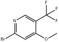 2-Bromo-4-methoxy-5-(trifluoromethyl)pyridine Struktur