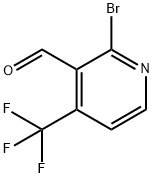 2-Bromo-4-(trifluoromethyl)nicotinaldehyde Struktur