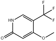 2-Hydroxy-4-methoxy-5-(trifluoromethyl)pyridine Struktur