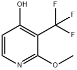 4-Hydroxy-2-methoxy-3-(trifluoromethyl)pyridine Struktur