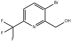 3-Bromo-6-(trifluoromethyl)pyridine-2-methanol Struktur