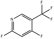 2,4-Difluoro-5-(trifluoromethyl)pyridine Struktur