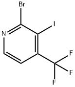 2-Bromo-3-iodo-4-(trifluoromethyl)pyridine Struktur