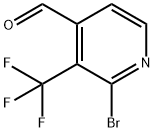 2-Bromo-3-(trifluoromethyl)isonicotinaldehyde Struktur