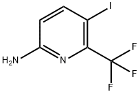 5-Iodo-6-(trifluoromethyl)pyridin-2-amine Struktur