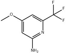 2-Amino-4-methoxy-6-(trifluoromethyl)pyridine Struktur