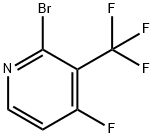 2-Bromo-4-fluoro-3-(trifluoromethyl)pyridine Struktur