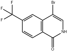 4-Bromo-6-(trifluoromethyl)isoquinolin-1(2H)-one Struktur