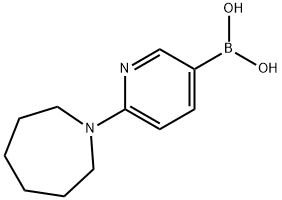 6-(Azepan-1-yl)pyridine-3-boronic acid Struktur