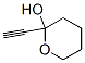 2H-Pyran-2-ol, 2-ethynyltetrahydro- (9CI) Struktur