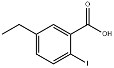 5-ethyl-2-iodobenzoic acid Struktur