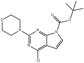 tert-butyl 4-chloro-2-Morpholino-7H-pyrrolo[2,3-d]pyriMidine-7-carboxylate price.