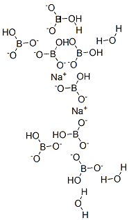 DISODIUM OCTABORATE TETRAHYDRATE Struktur