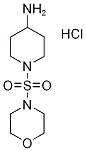 1-(Morpholine-4-sulfonyl)-piperidin-4-ylamine hydrochloride Struktur