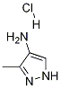 3-Methyl-1H-pyrazol-4-ylaMine hydrochloride Struktur