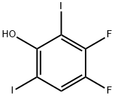 3,4-Difluoro-2,6-diiodophenol Struktur